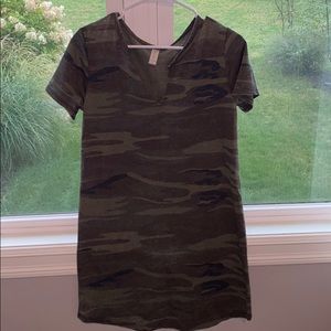 Camo print dress